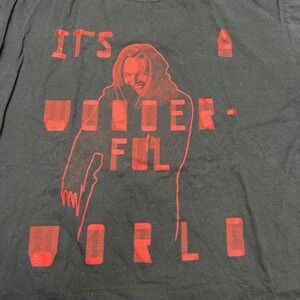 David Sylvian It's A Wonderful World Black Short Sleeve T-Shirt Mens Size XXL